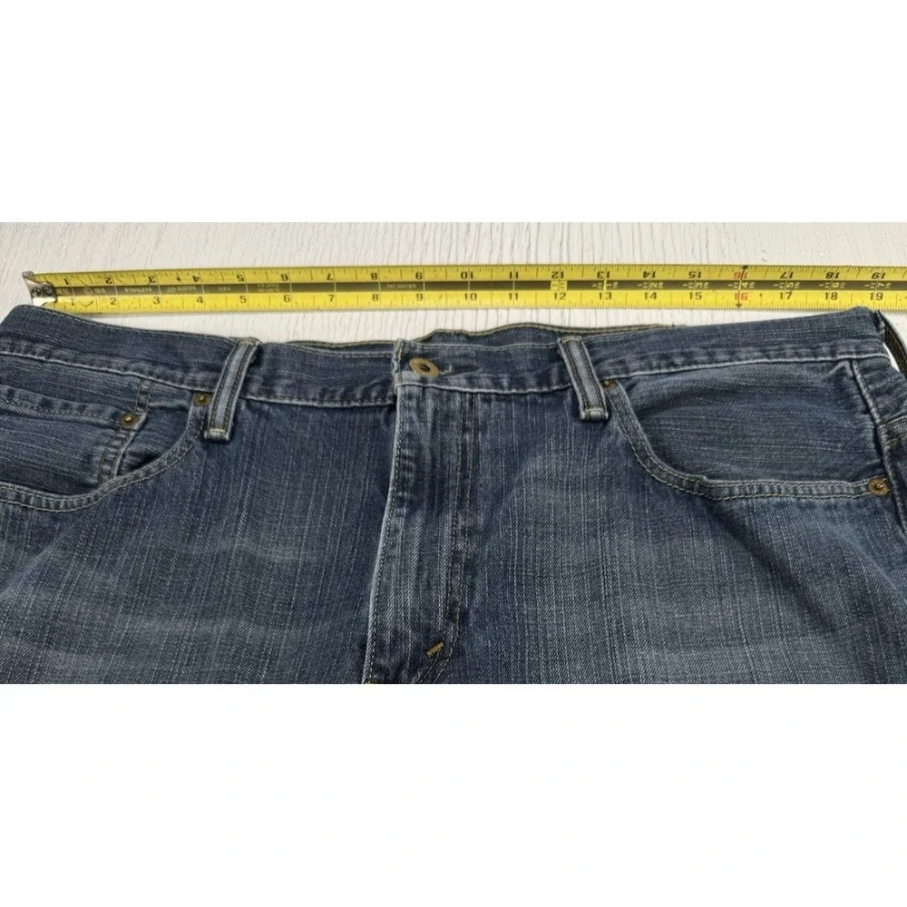 Levi's 569 Jeans Men's 38x30 Blue Loose Straight Fit 100% Cotton Dark Denim